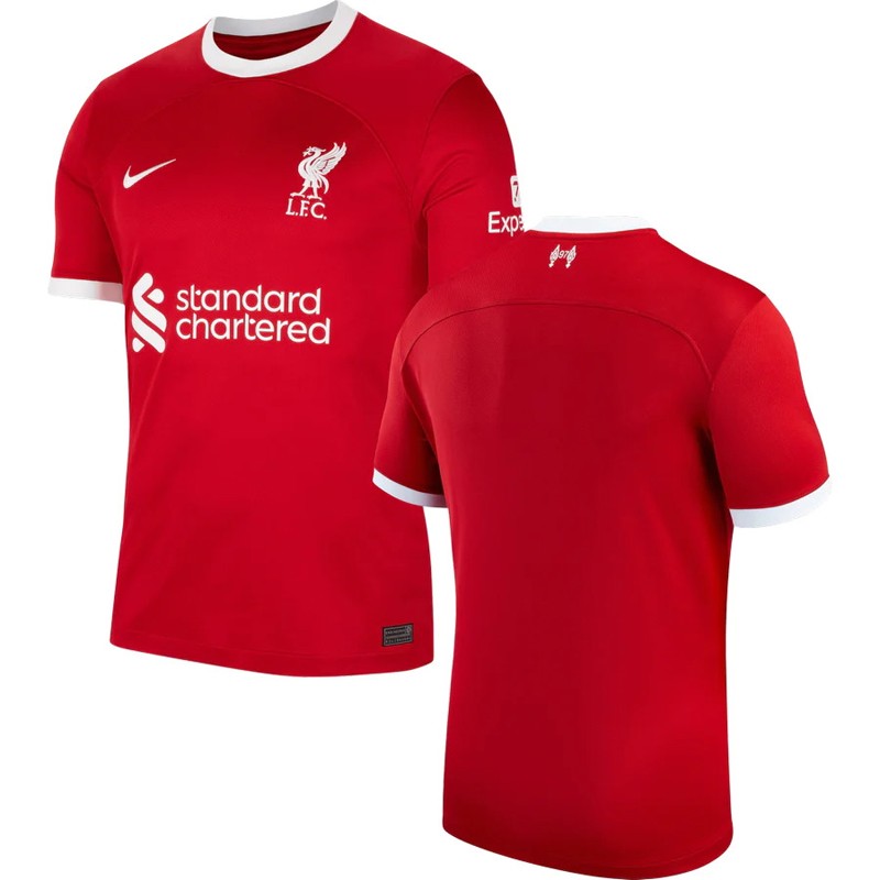 Liverpool Hjemmebanetrøje 23-24 Rød Kortærmet til mænd