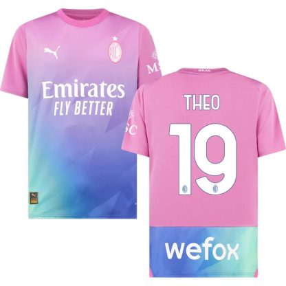 AC Milan Tredje fodboldtrøjer 2023/24 Kortærmet med THEO 19 tryk