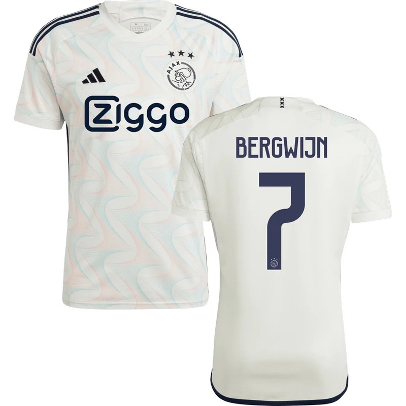 Bergwijn 7 Ajax Udebanetrøje 23/24 Kortærmet til mænd