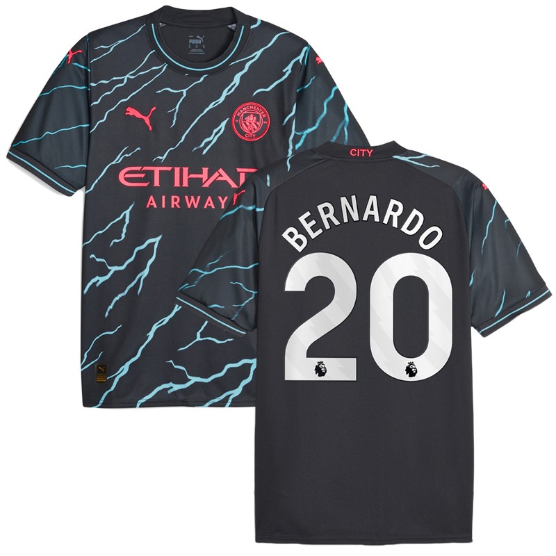 Bernardo 20 Manchester City Tredjetrøje 2023/24 Kortærmet til mænd