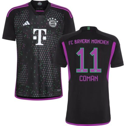 Coman 11 FC Bayern München Udebanetrøje 23-24 Kortærmet