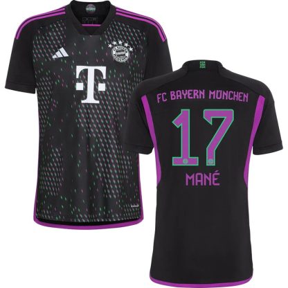 FC Bayern München Udebanetrøje 23/24 Kortærmet Mané 17