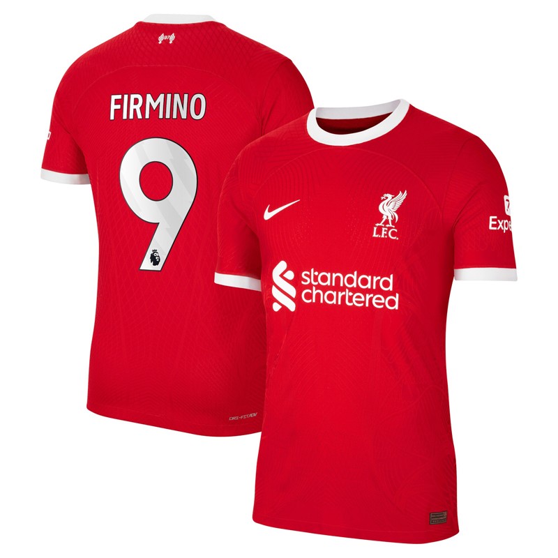 Firmino 9 Liverpool FC Fodboldtrøjer 23/24 Hjemmebanetrøje Rød Kortærmet
