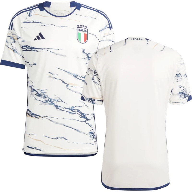 Italien Udebanetrøje 2023 Hvid Kortærmet til mænd