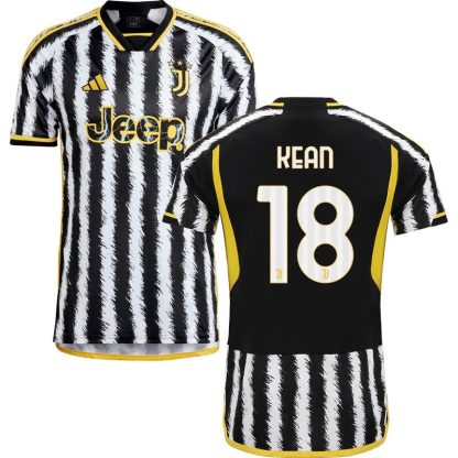 Kean 18 Juventus Hjemmebanetrøje 2023/24 Kortærmet Butikker