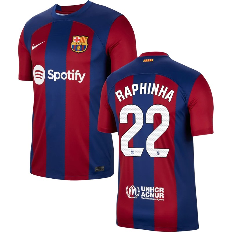 Køb FC Barcelona Hjemmebanetrøje 2023-24 Kortærmet Raphinha 22