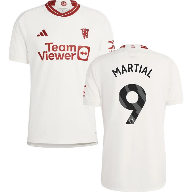 Manchester United Tredjetrøje 2023/24 Kortærmet med Martial 9 tryk