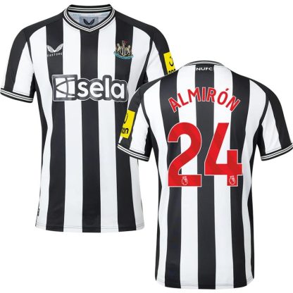 Newcastle United Almirón 24 Hjemmebanetrøje 23/24 Herre Kortærmet