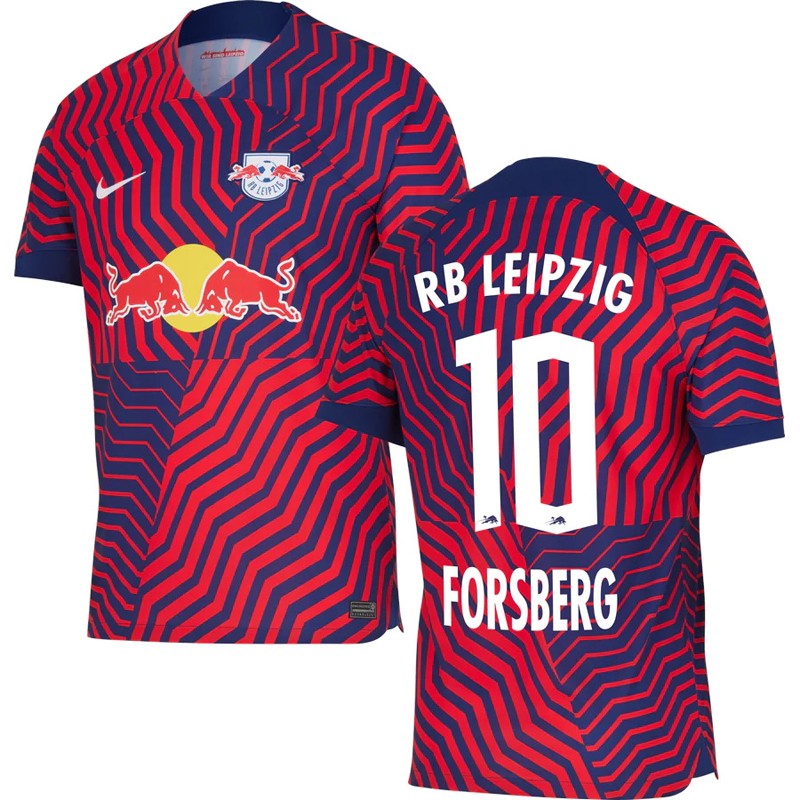RB Leipzig Udebanetrøje 2023/24 Kortærmet Forsberg 10