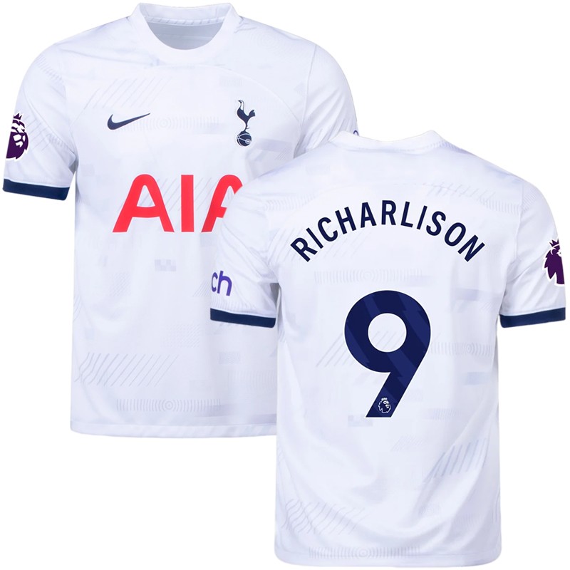 Tottenham Hotspur Hjemmebanetrøje 23-24 Hvid Kortærmet Richarlison 9