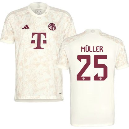 Champions League FC Bayern München Tredjetrøje 23/24 Kortærmet Müller 25