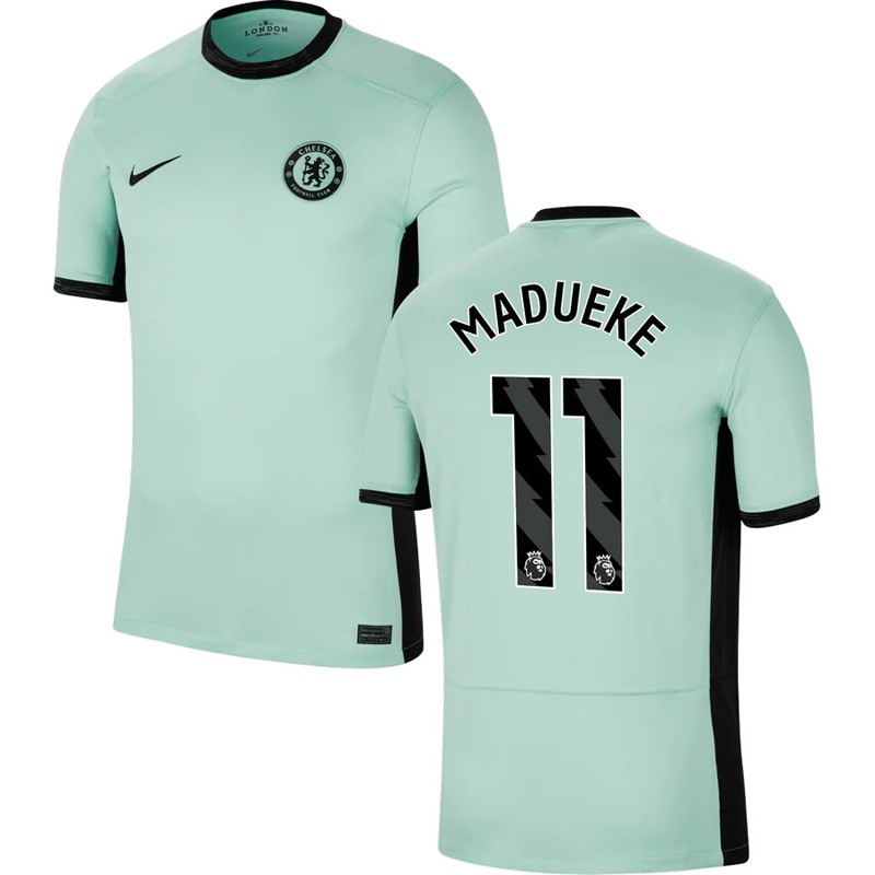 Chelsea Fodboldtrøjer Madueke 11 Tredjetrøje 23/24 Grøn Kortærmet