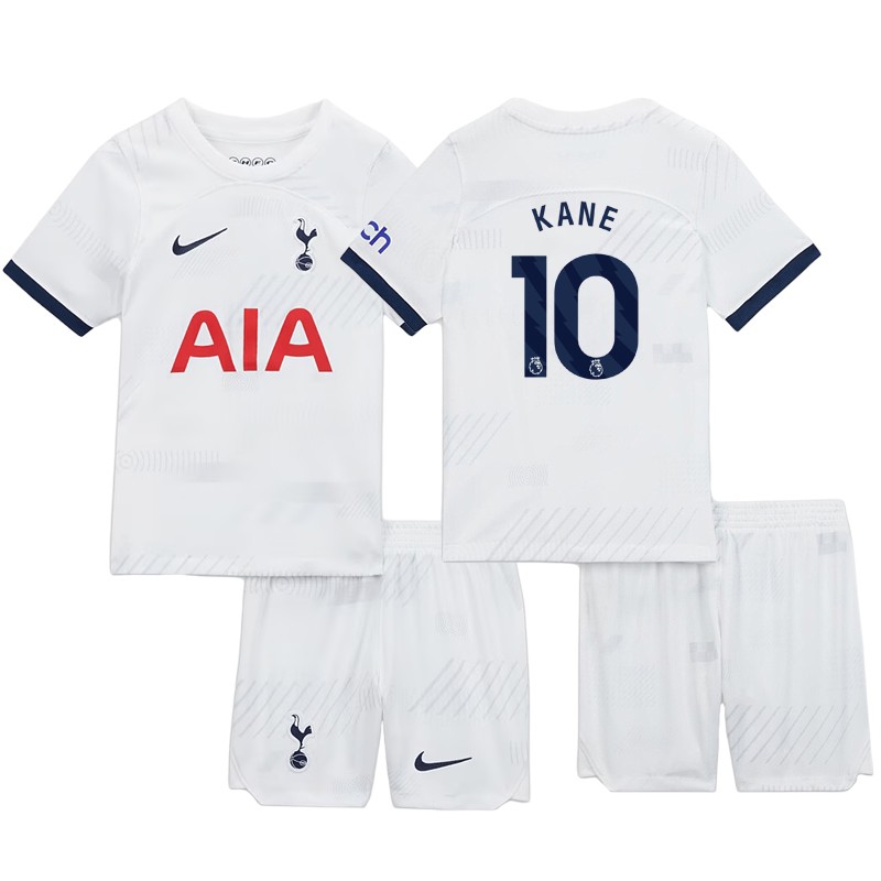 Fodboldtrøjer Børn Spurs Hjemmebanetrøje 23/24 Hvid Kortærmet Kane 10