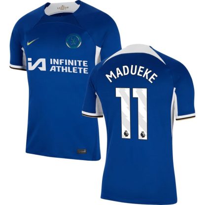 Infinite Athlete Chelsea Hjemmebanetrøje 23/24 Blå Kortærmet Madueke 11