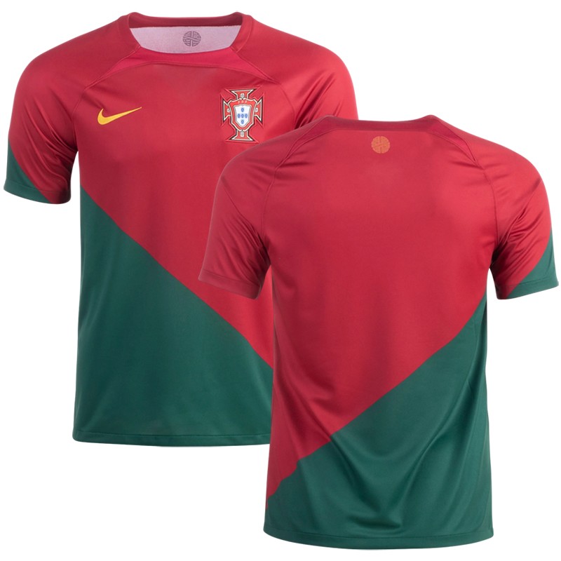 Portugal Hjemmebanetrøje 2022/23 Rød Grøn Kortærmet