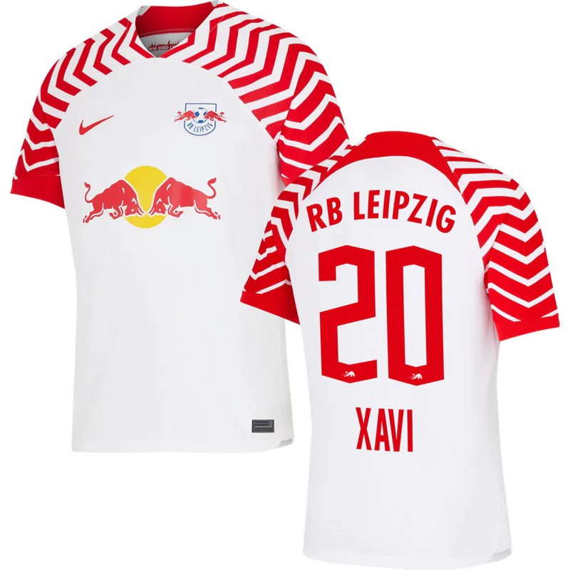 Fodboldtrøjer RB Leipzig Hjemmebanetrøje 23/24 Kortærmet med Xavi 20 tryk