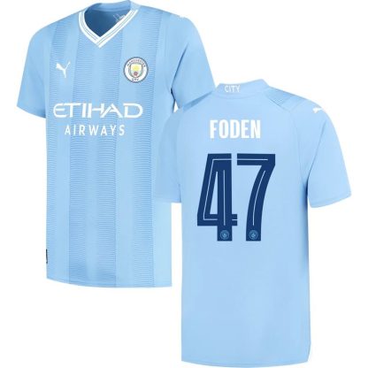 Fodboldtrøjer UEFA Champions League Man City 2023-24 Hjemmebanetrøje Foden 47