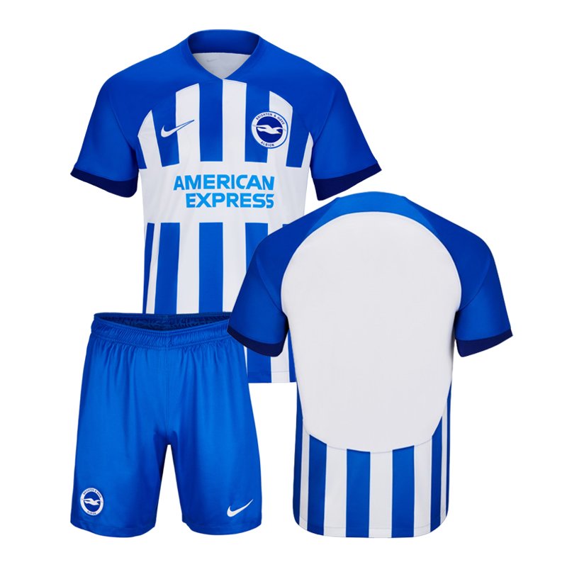 Fodboldtrøjer til børn Brighton Hjemmebanetrøje 2023/24 Kortærmet + korte bukser