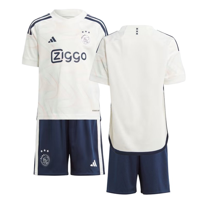 Køb Ajax Udebanetrøje 2023/24 Kortærmet + korte bukser til Børn