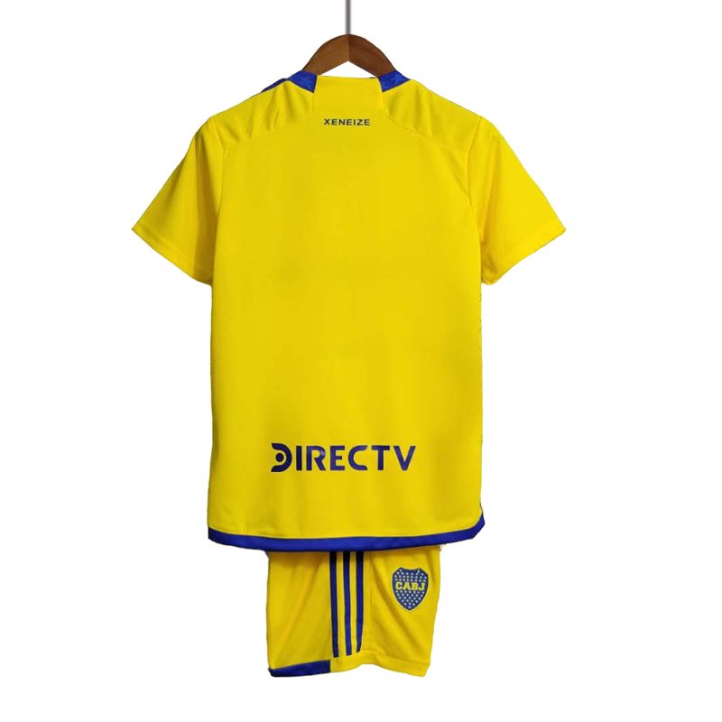 Boca Juniors Udebanetrøje 2023-2024 Gul Kortærmet til børn