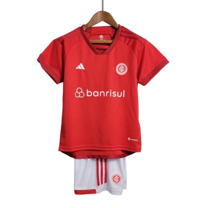 Fodboldtrøjer Børn SC Internacional Hjemmebanesæt 2023/24 Kort ærmer