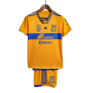 Fodboldtrøjer til børn Tigres UANL Hjemmebanetrøje 2023/24 Gul Kortærmet