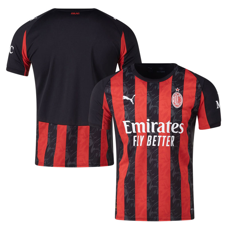AC Milan fodboldtrøje 2025/26 hjemmebane - voksen herrestørrelse