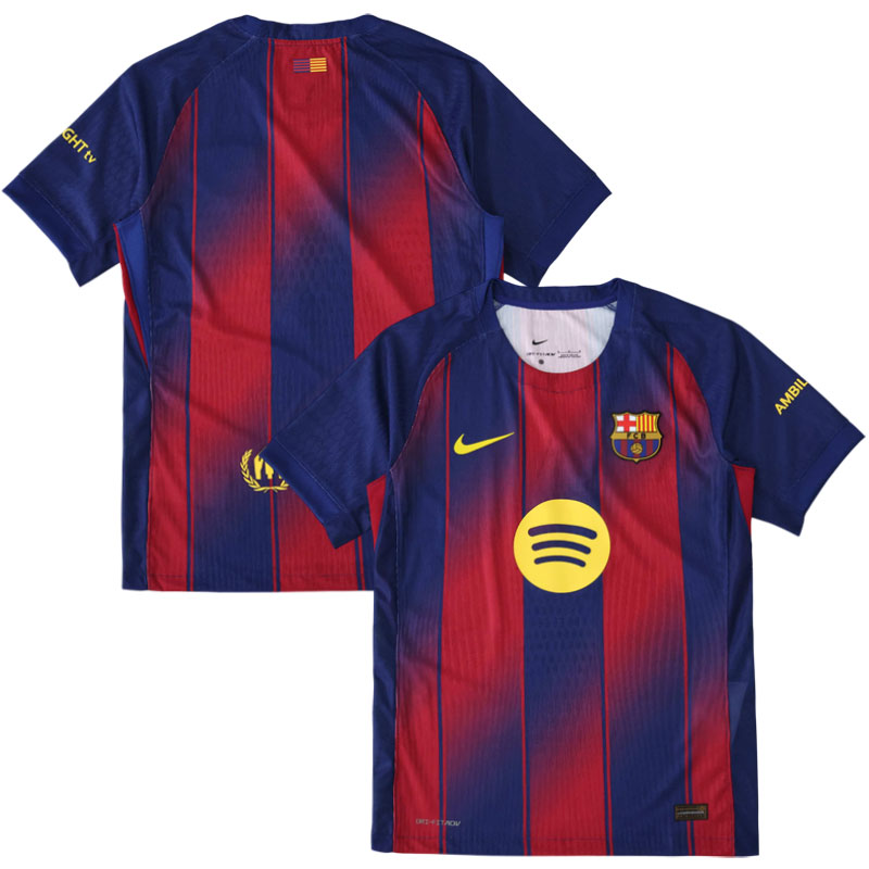Barca fodboldtrøje 2025-26 hjemme – herremodel med mulighed for tryk