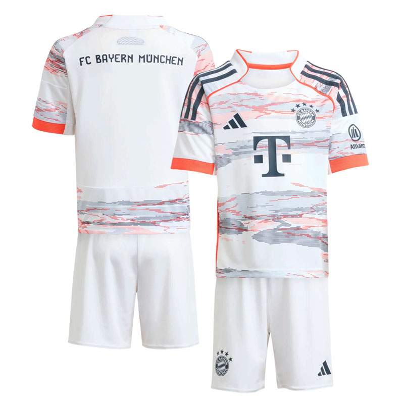 Bayern München Udebanetrøje til Børn 2025/26 med Shorts