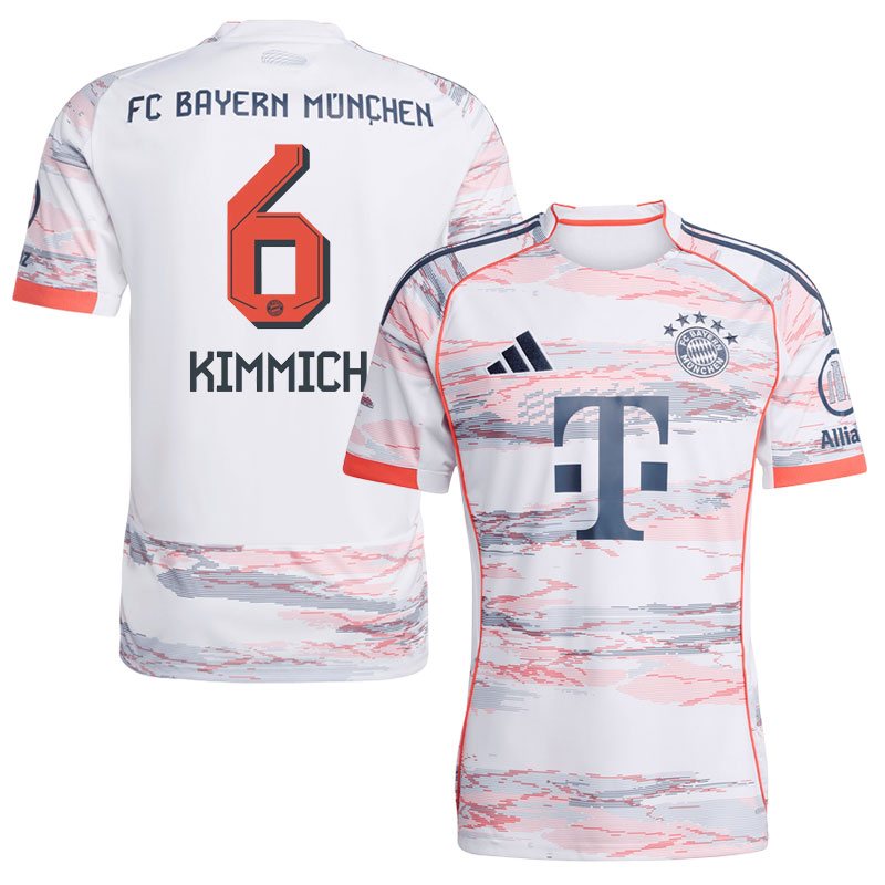FC Bayern München 25/26 Udebanetrøje - Kimmich 6 på Ryggen