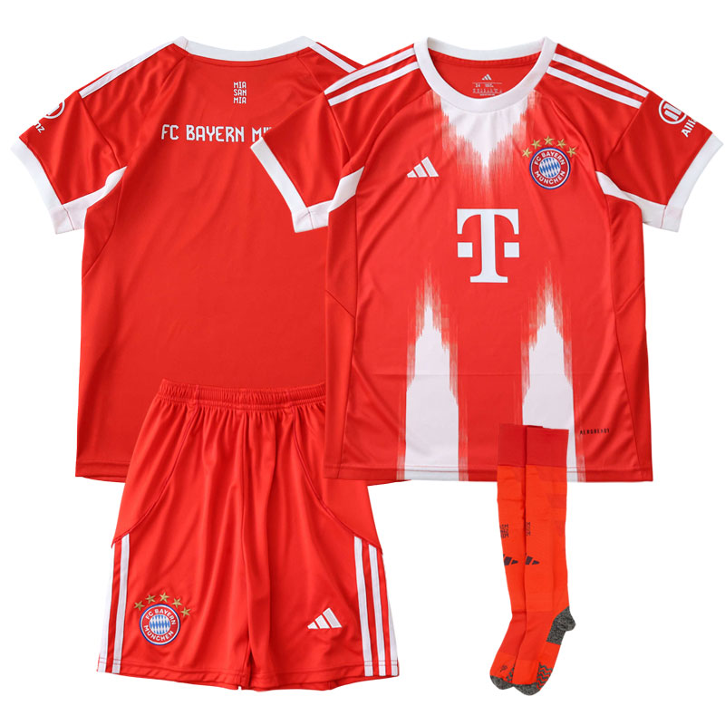 FC Bayern München Børn Hjemmebanetrøje 2025-26 Trøje og Shorts