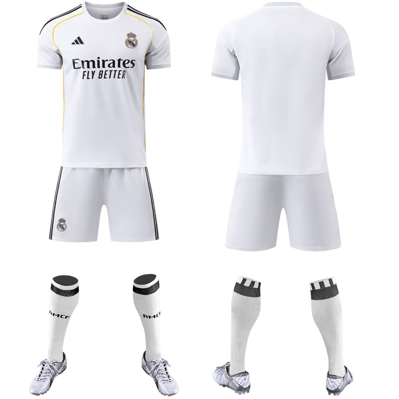Fodboldsæt Real Madrid Børn Hjemmebanetrøje 2025-2026