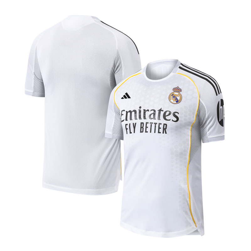 Fodboldtrøje Real Madrid Hjemme 2025/26 Hvid Trøje til Mænd