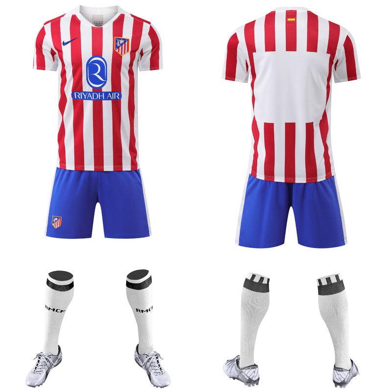 Fodboldtrøjesæt børn Atlético Madrid 2025/26 hjemmebanetrøje