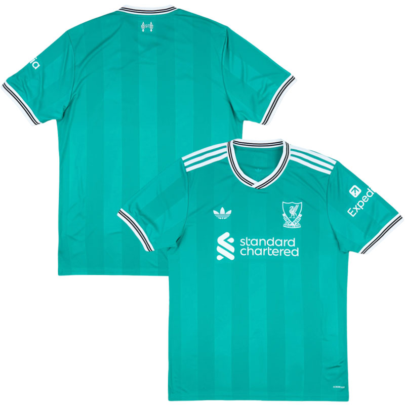 Liverpool 2025-26 tredjetrøje - grøn herre fodboldtrøje