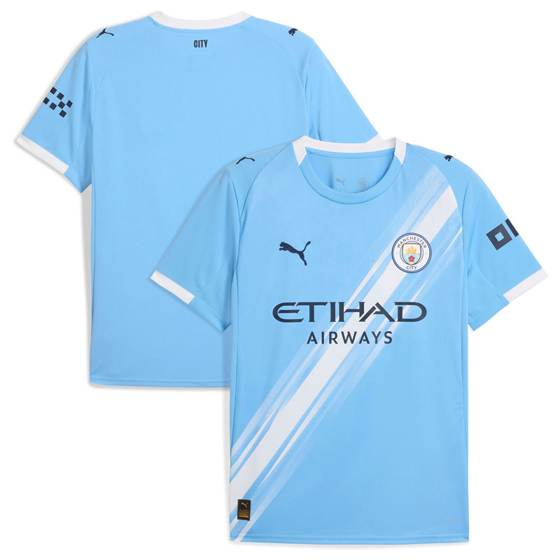 Manchester City fodboldtrøje - sæson 2025/26 hjemmebanetrøje til mænd
