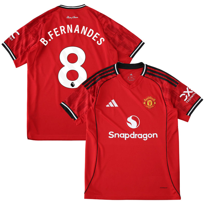 B. Fernandes 8 Manchester United 2025/26 Hjemmebanetrøje