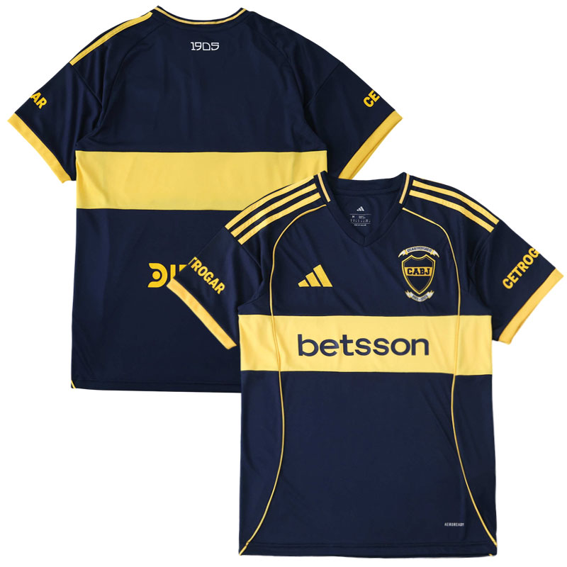 Boca Juniors trikot 2025/26 - hjemmetrøje med mulighed for navn og nummer