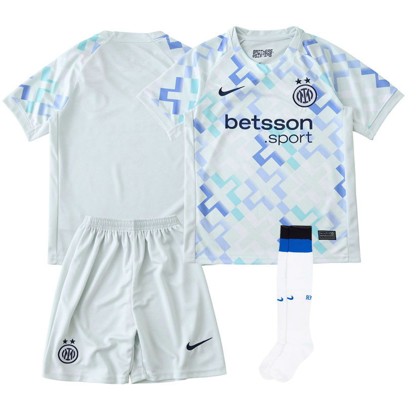 Inter Milan Børn Udebanetrøje og Shorts 2025/26