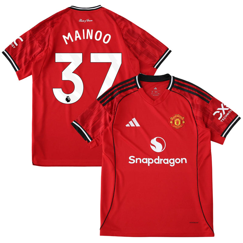 Mainoo 37 Manchester United hjemmebanetrøje 2025/26 - voksenstørrelse