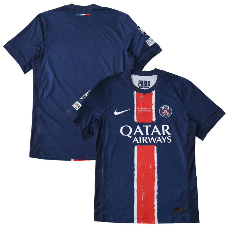 PSG 24/25 hjemmebanetrøje med Champions League patches og hurtig levering