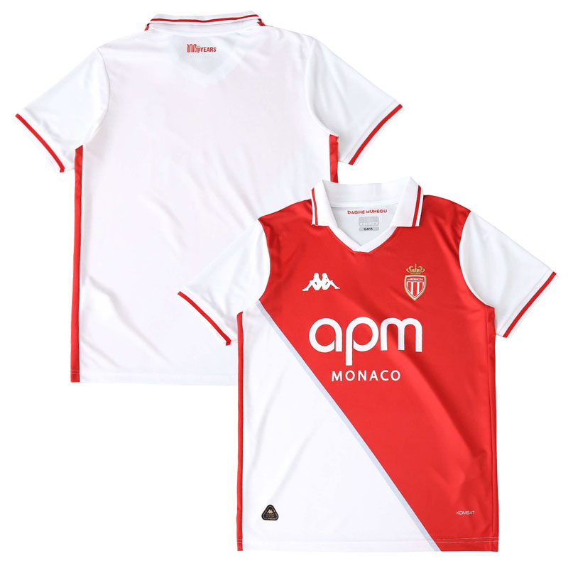 AS Monaco hjemmebanetrøje 2025/26 herre fodboldtrøje