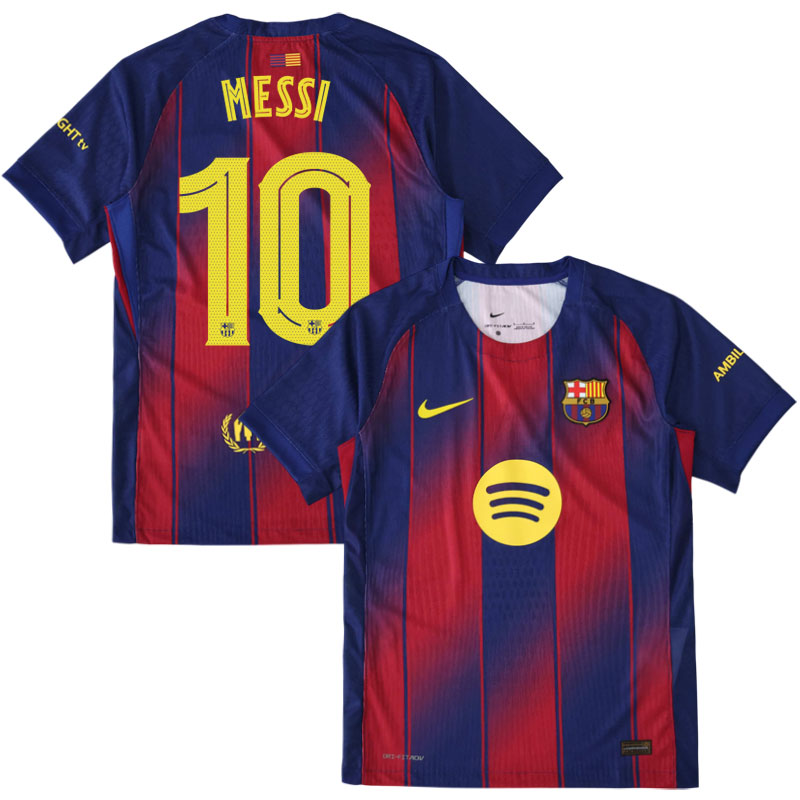 FC Barcelona hjemmebanetrøje 2025/26 - MESSI 10 rygtryk til mænd