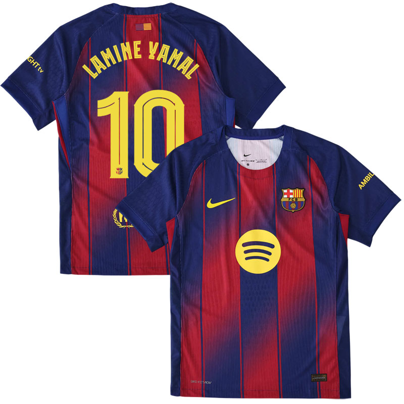 Lamine Yamal 10 Barcelona trøje til mænd - UCL 25/26 hjemmebanemodel