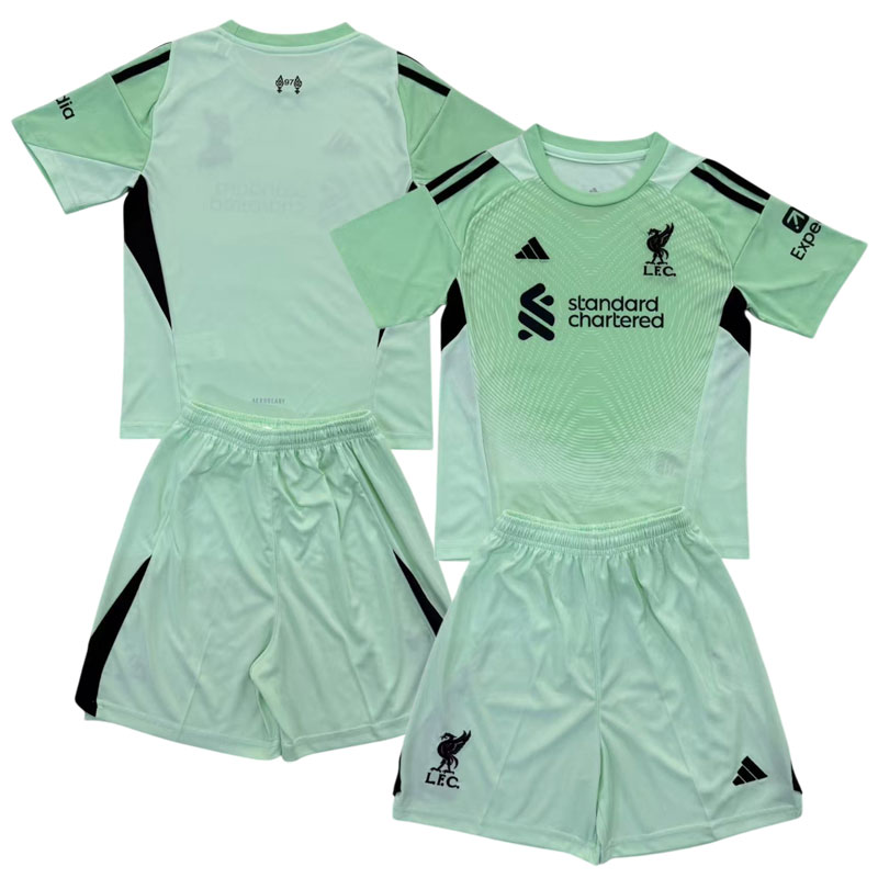 Liverpool FC Målmandstrøje 2025/26 - Grøn Fodboldtrøje til Målmand