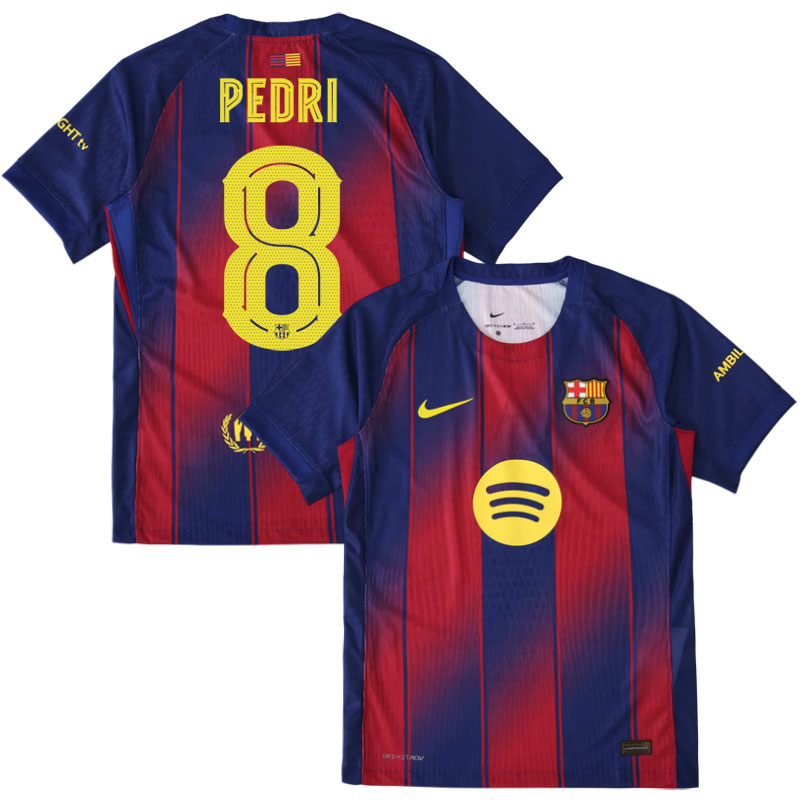 Pedri 8 FC Barcelona 2025/26 hjemmebanetrøje til mænd