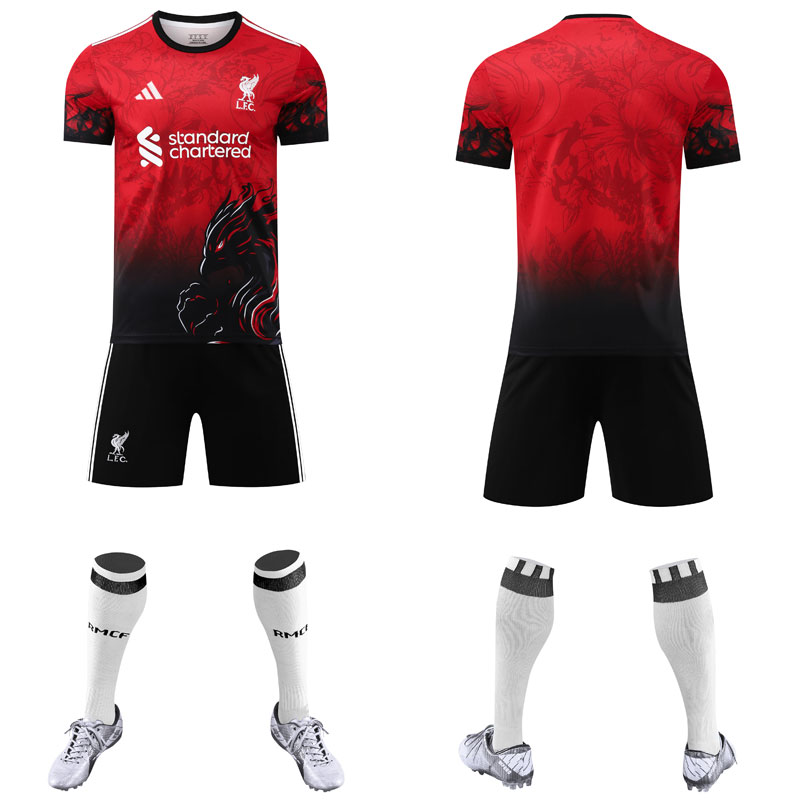 Personlig Liverpool fodboldtrøje til børn 2025/26 - Special Edition i rød
