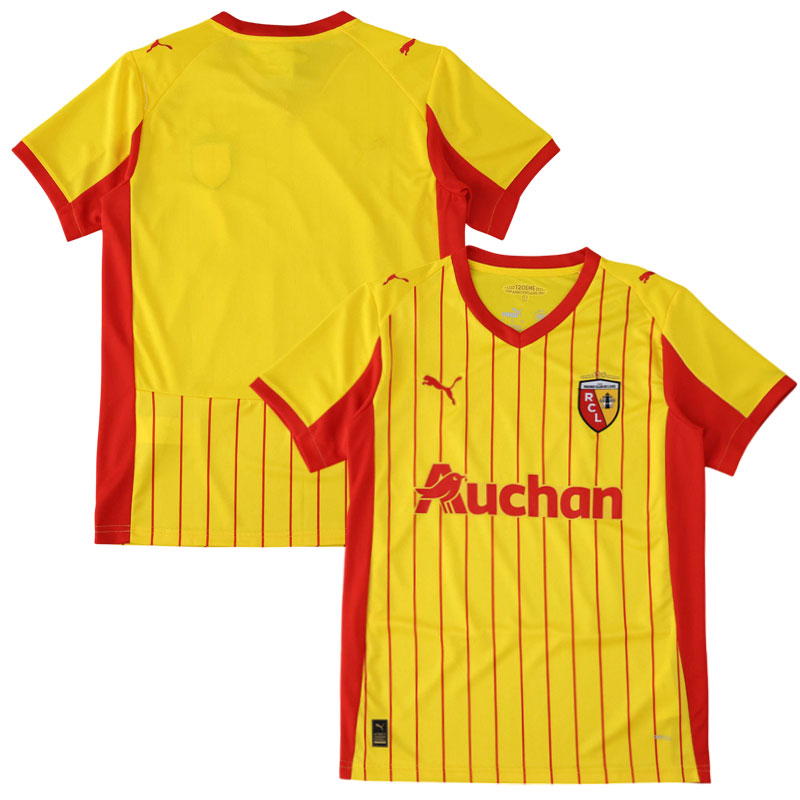RC Lens Hjemmebanetrøje 2025/26 Gul Trøje til Mænd