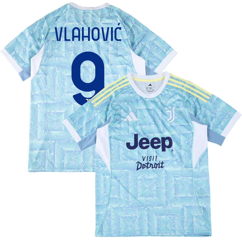 Vlahović 9 Juventus udebanetrøje til mænd - fodboldtrøje 2025/26