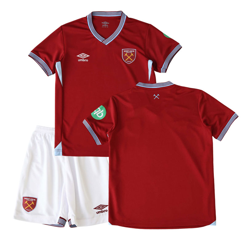 West Ham United 2025/26 hjemmebanesæt til børn - trøje og shorts